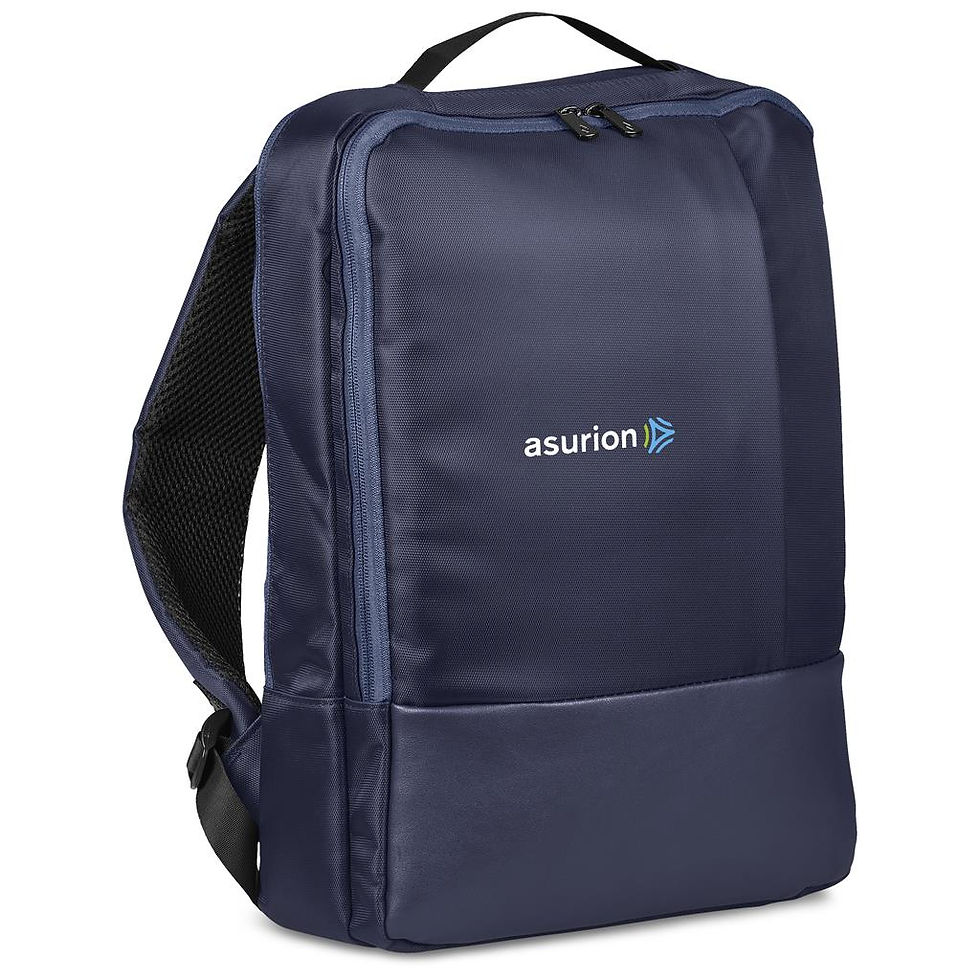 Alex Varga Pantera Laptop Backpack - Navy Branded