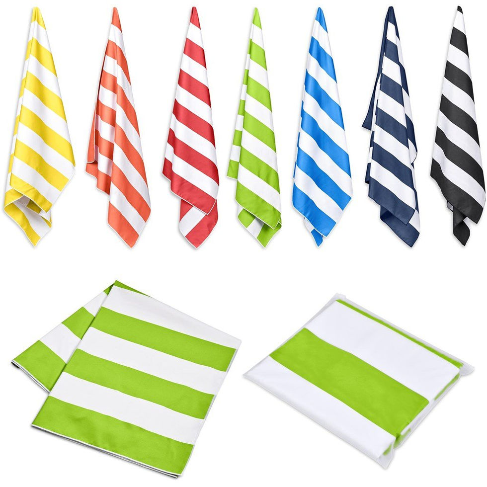 Microfibre Beach Towel Plain