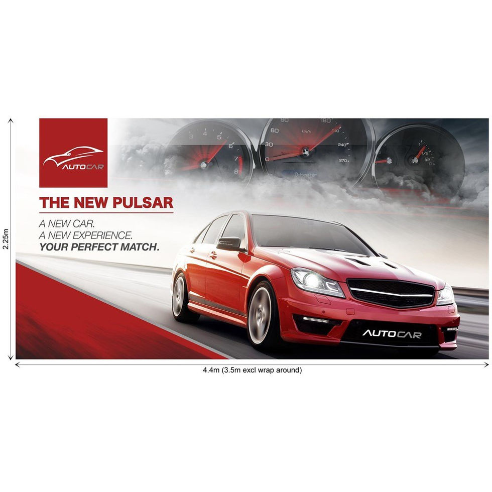 Curved Banner Wall Skin Ad