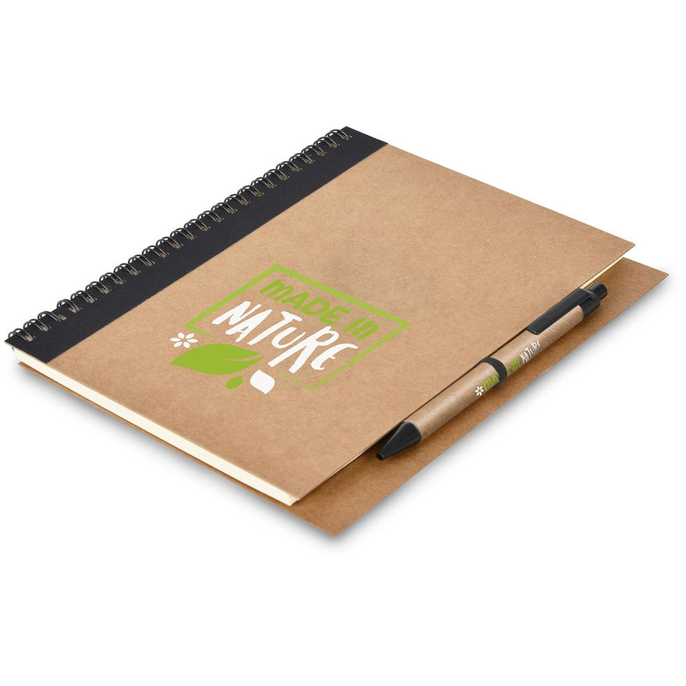 A5 Notebook & Pen Logo
