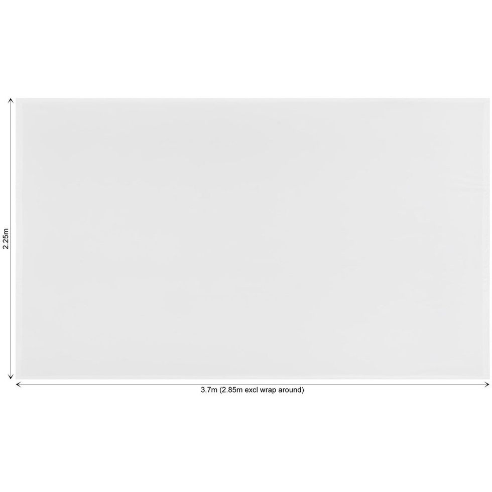 Curved Banner Wall Skin Plain