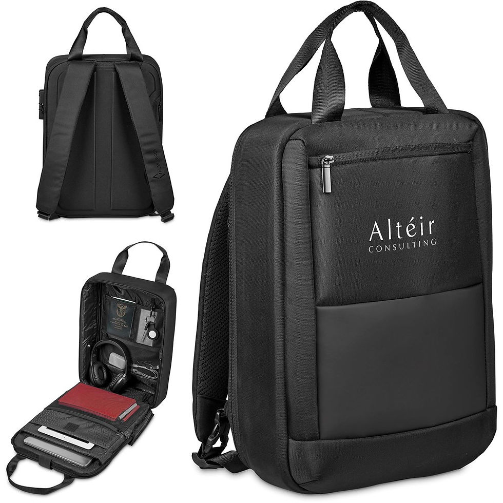Alex Varga Tremezzo Laptop Backpack Branded