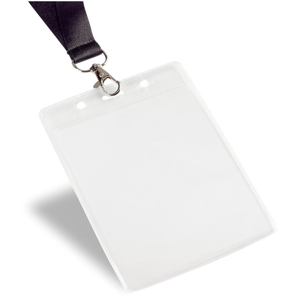 Lanyard Conference Pouch Plain