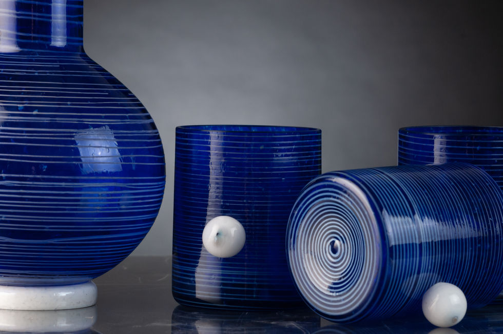 "Roman Inspired Decanter and Cups" - 2015 (Detail)