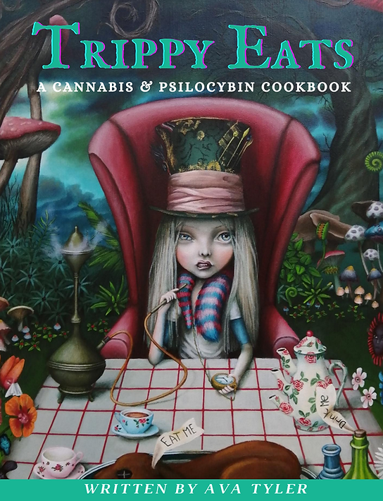 Trippy Eats A Cannabis and Psilocybin Cookbook Ava Tyler Stoner Strategies