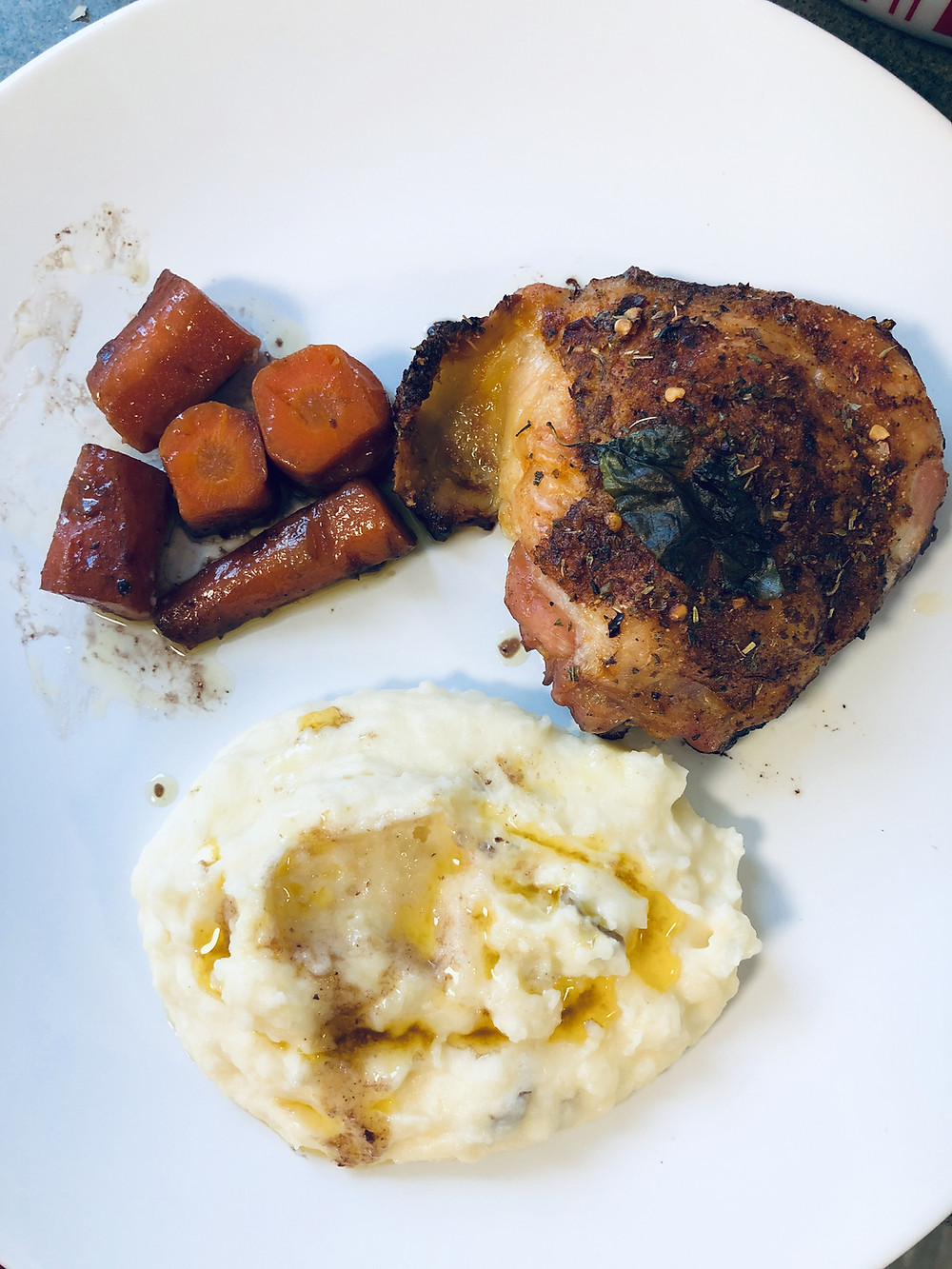 Cannabis Red Wine Herb Roasted Chicken Thighs & Carrots Stoner Strategies