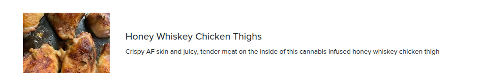 Honey Whiskey Chicken Thighs Stoner Strategies