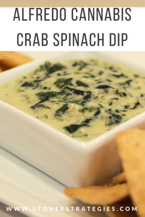 Alfredo Cannabis Crab Spinach Dip Recipe