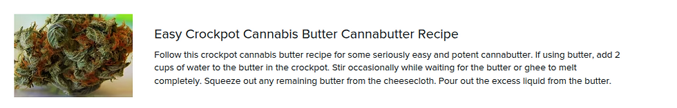 Easy Crockput Cannabis Butter Cannabutter Recipe Stoner Strategies Edibles
