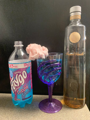 Cannabis Faygo Cotton Candy Color Changing Cocktail Recipe