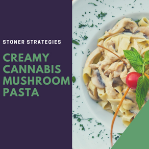 Creamy Cannabis Mushroom Pasta Recipe