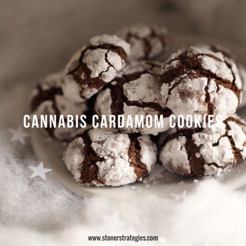 Cannabis Cardamom Cookies Stoner Strategies Edibles Recipe