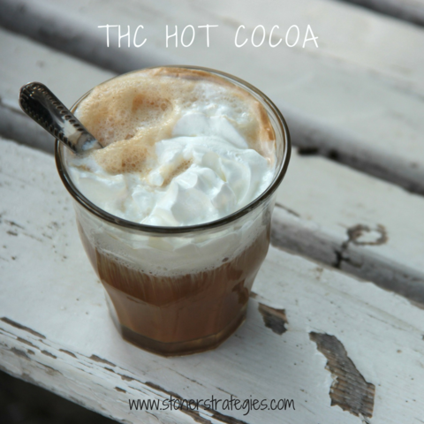 THC Hot Cocoa Recipe Stoner Strategies Edibles Drinks Beverage Holiday