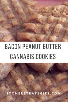 Bacon Peanut Butter Cannabis Cookies Recipe