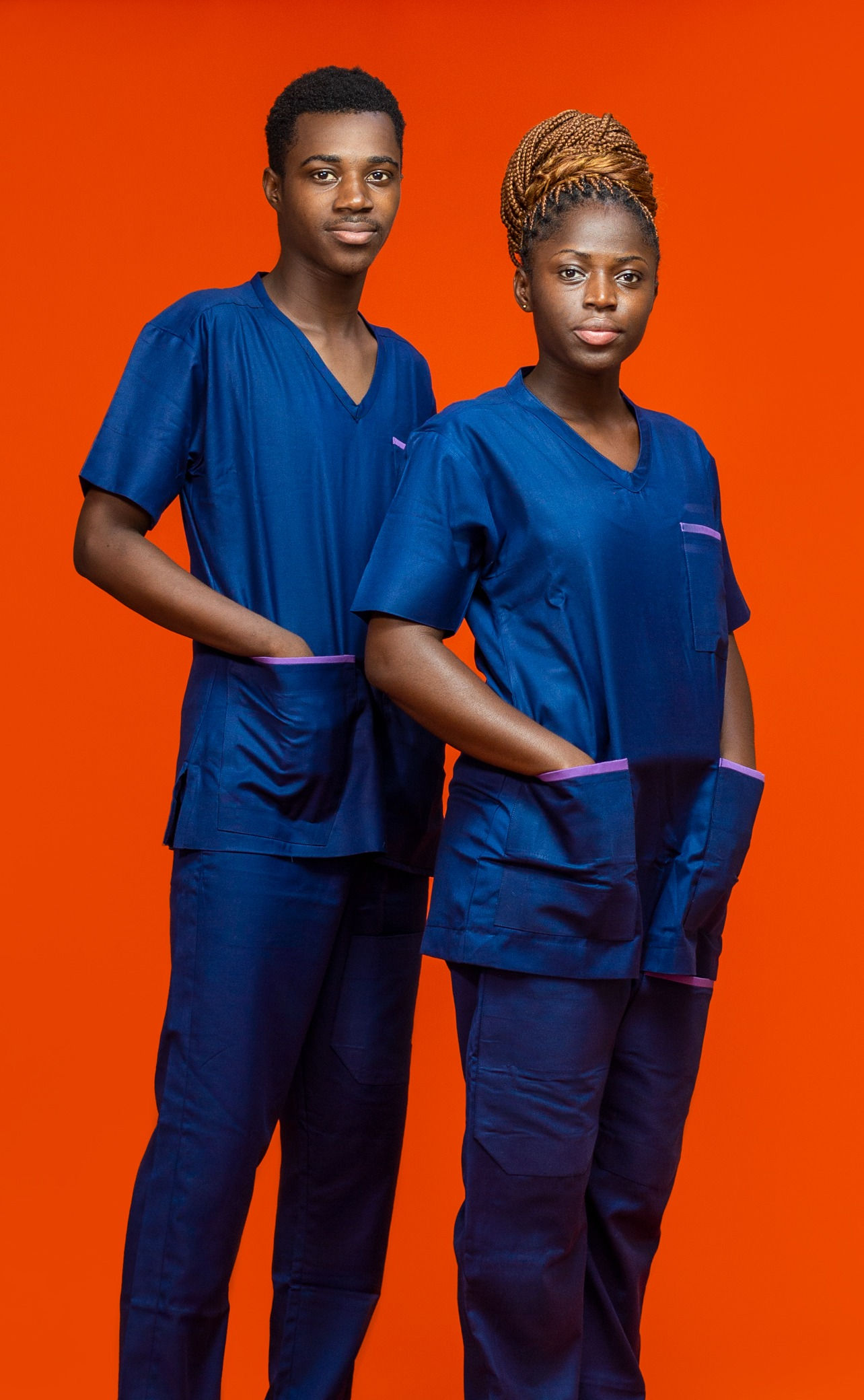 Scrubs (Unisex + Blue Black)