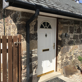 Front door of The Stables at Winbrook Farm