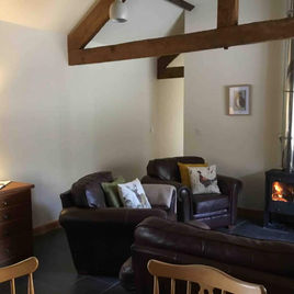 Living room of The Stables at Winbrook Farm