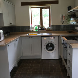 New kitchen in The Granary at Winbrook Farm Devon