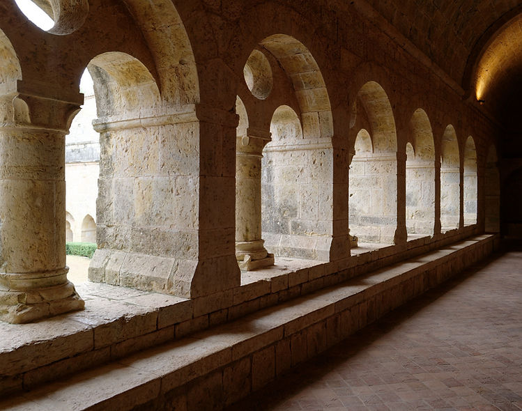 Built between 1160 and 1230, the abbey of Thoronet is, with Silvacane and Sénanque, one of