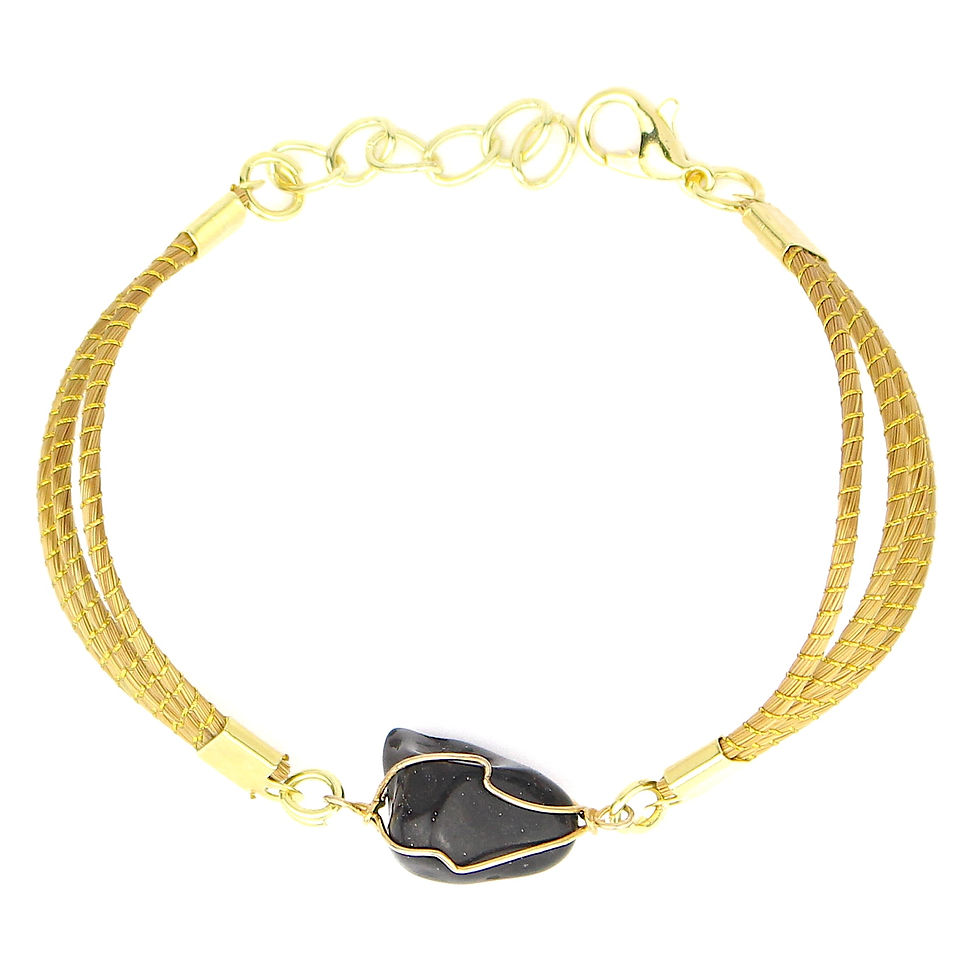 Golden Grass Chic Bracelet Onix