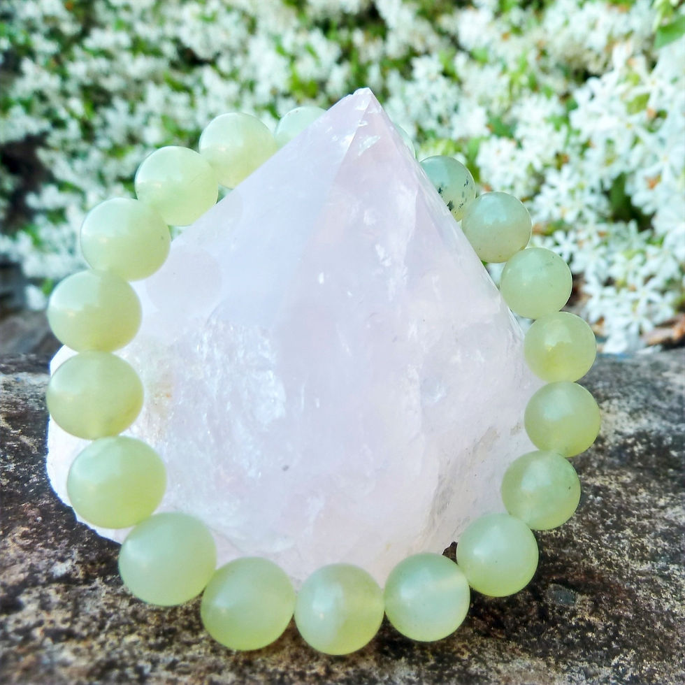 Jade New (Serpentine) Beads Bracelet