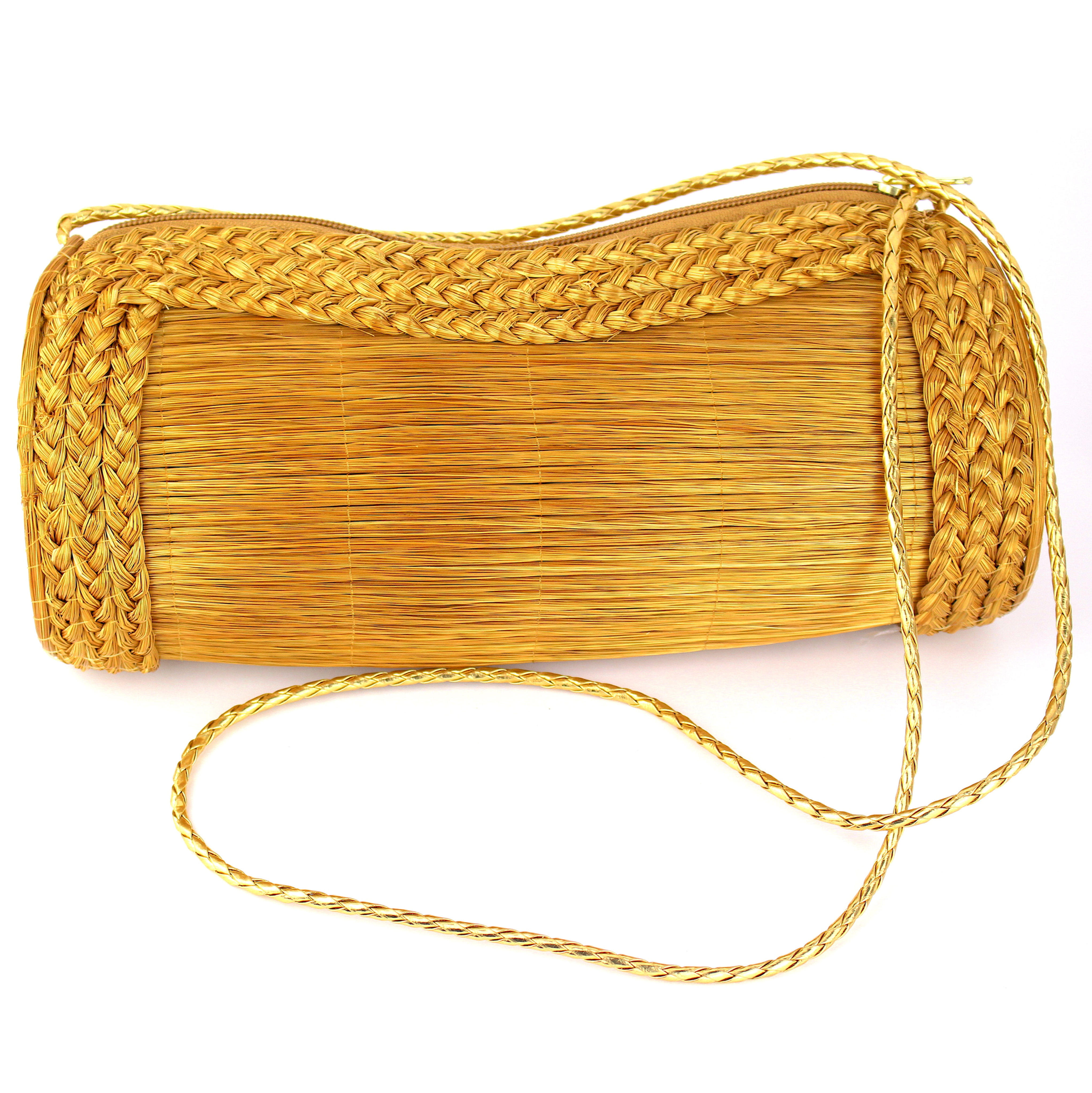 Golden Grass Wave Crossbody and Shoulder Bag