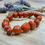 Thumbnail: Red Jasper Tumbled Stone Bracelet