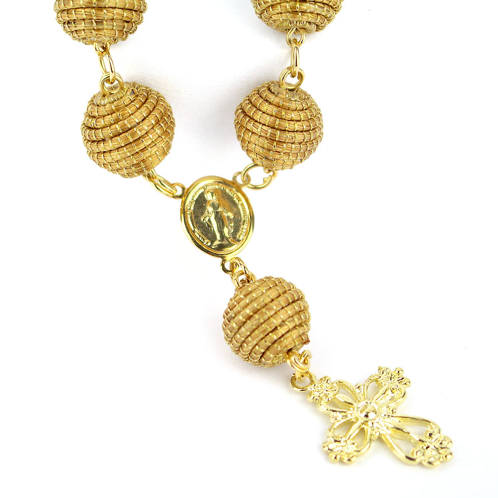 Golden Grass Rosary