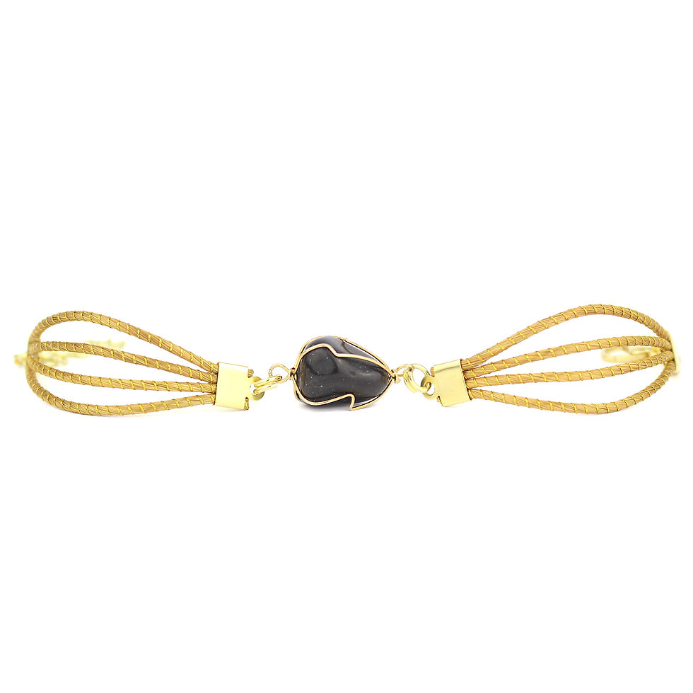 Golden Grass Chic Bracelet Onix