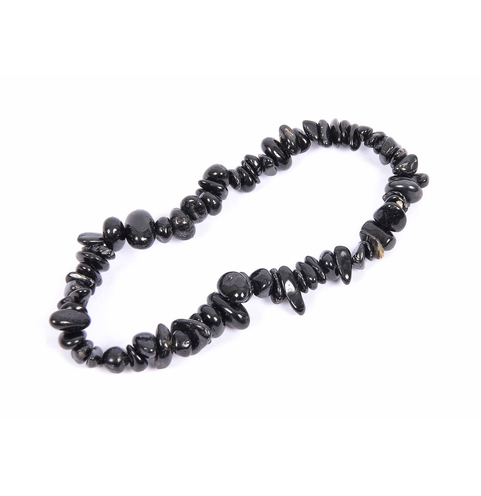 Black Tourmaline Chip Bracelet