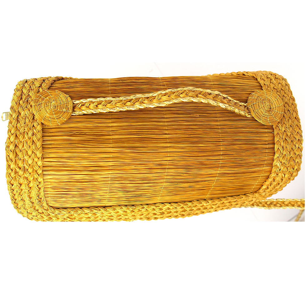 Golden Grass Crossbody Wide It Bag