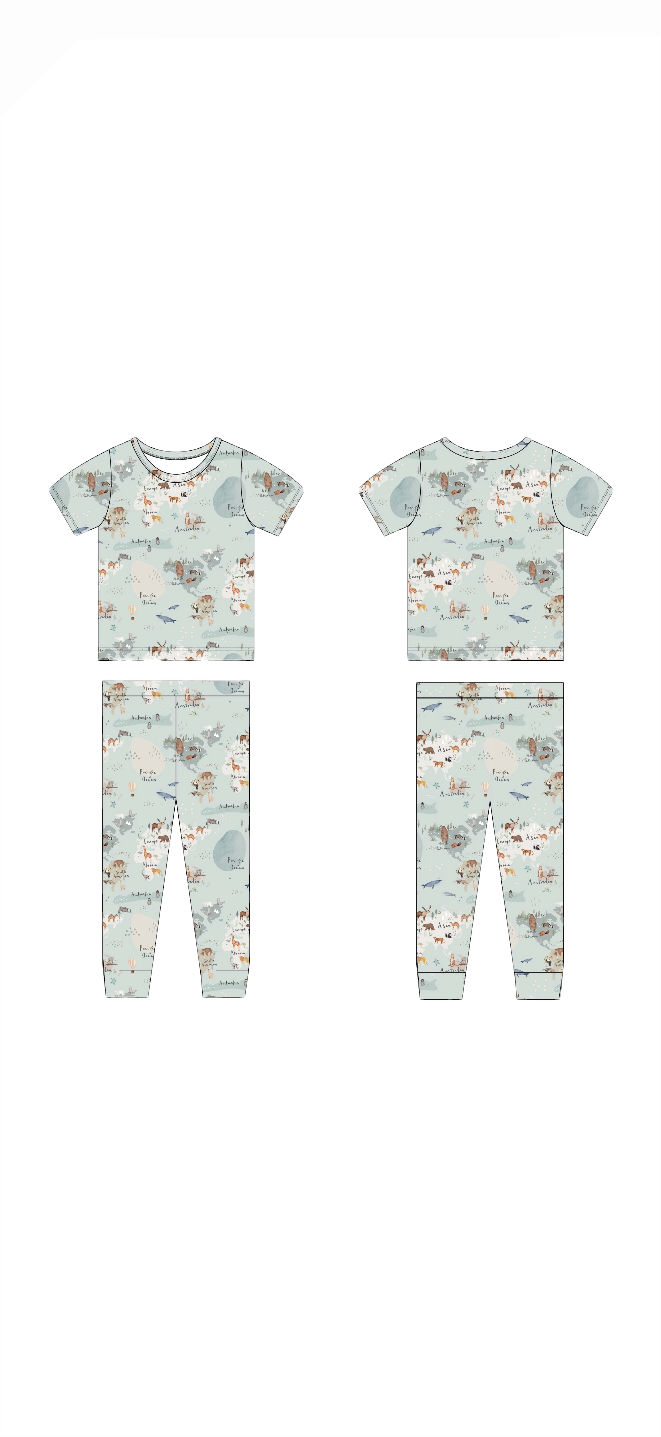 BRAXTON Short Sleeve PJ Set