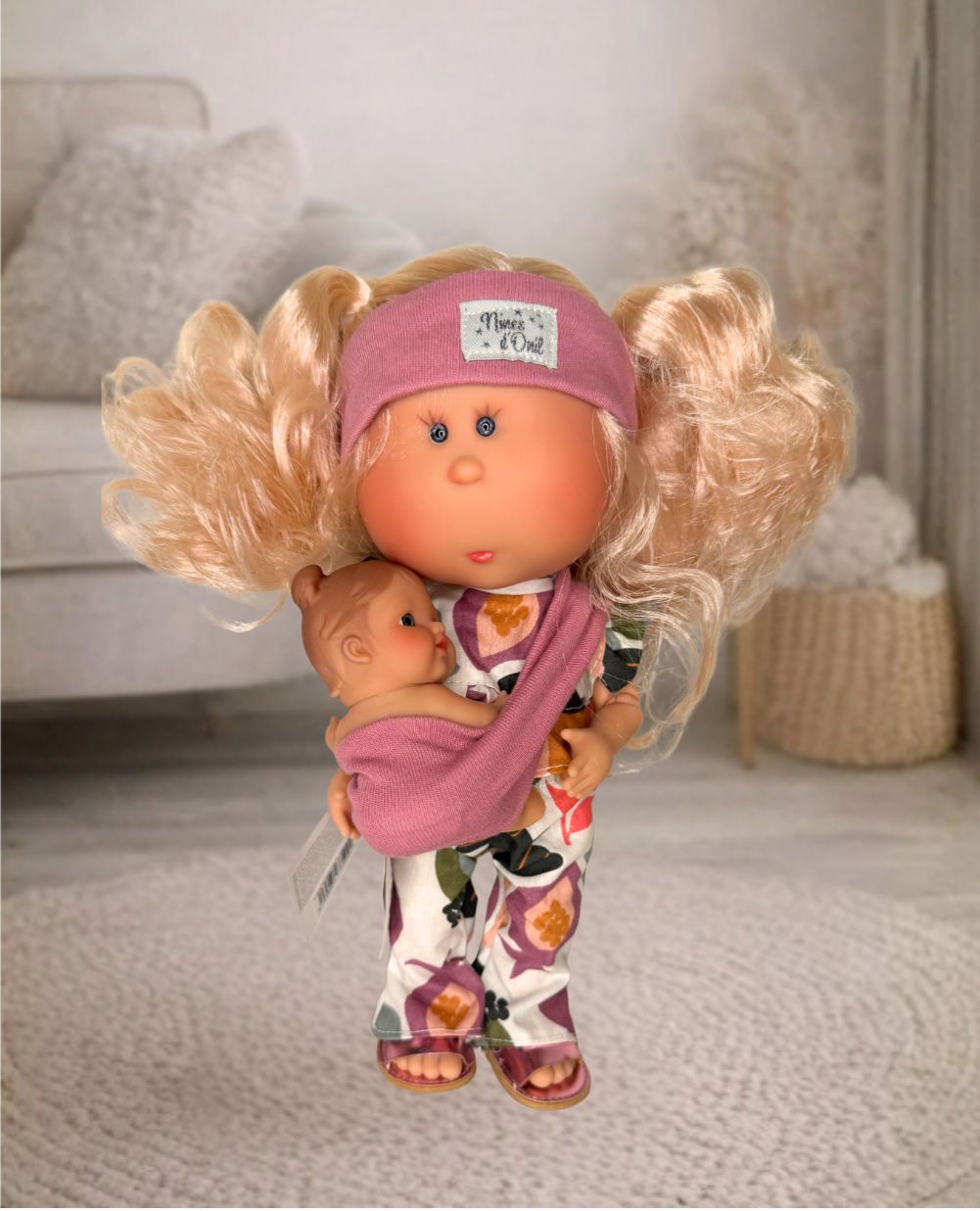 MIA- blonde hair with baby