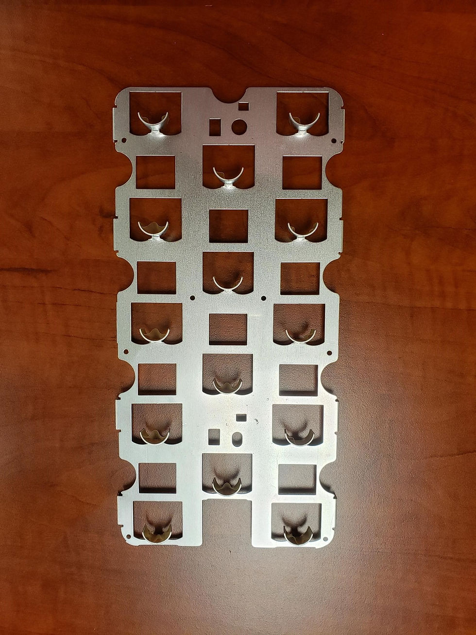 Progressive die sample part