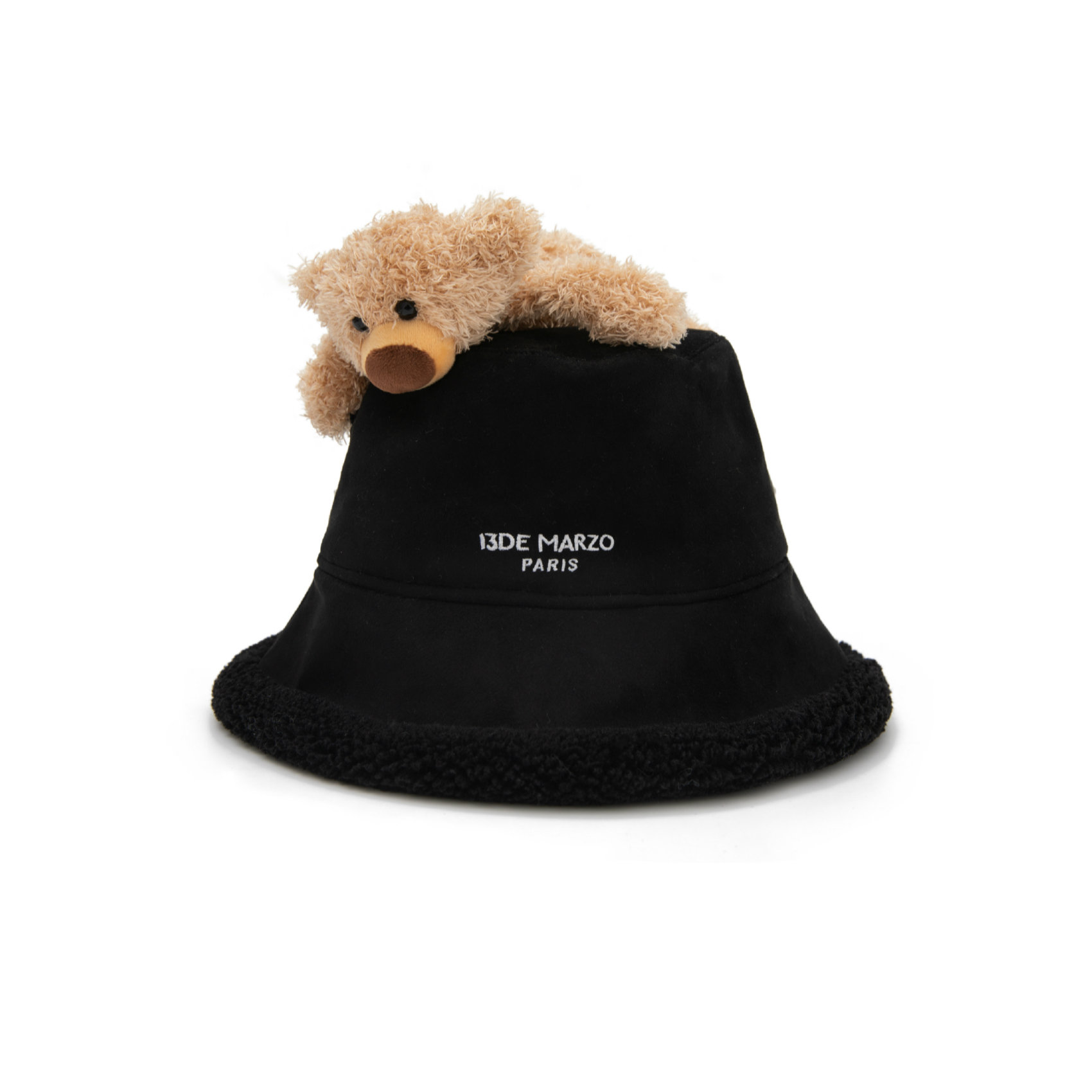 Lazy Teddy Bear Both-side Bucket Hat 