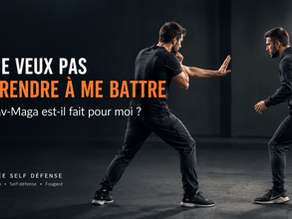 Je ne veux pas apprendre à me battre : le Krav-Maga est-il fait pour moi ?
