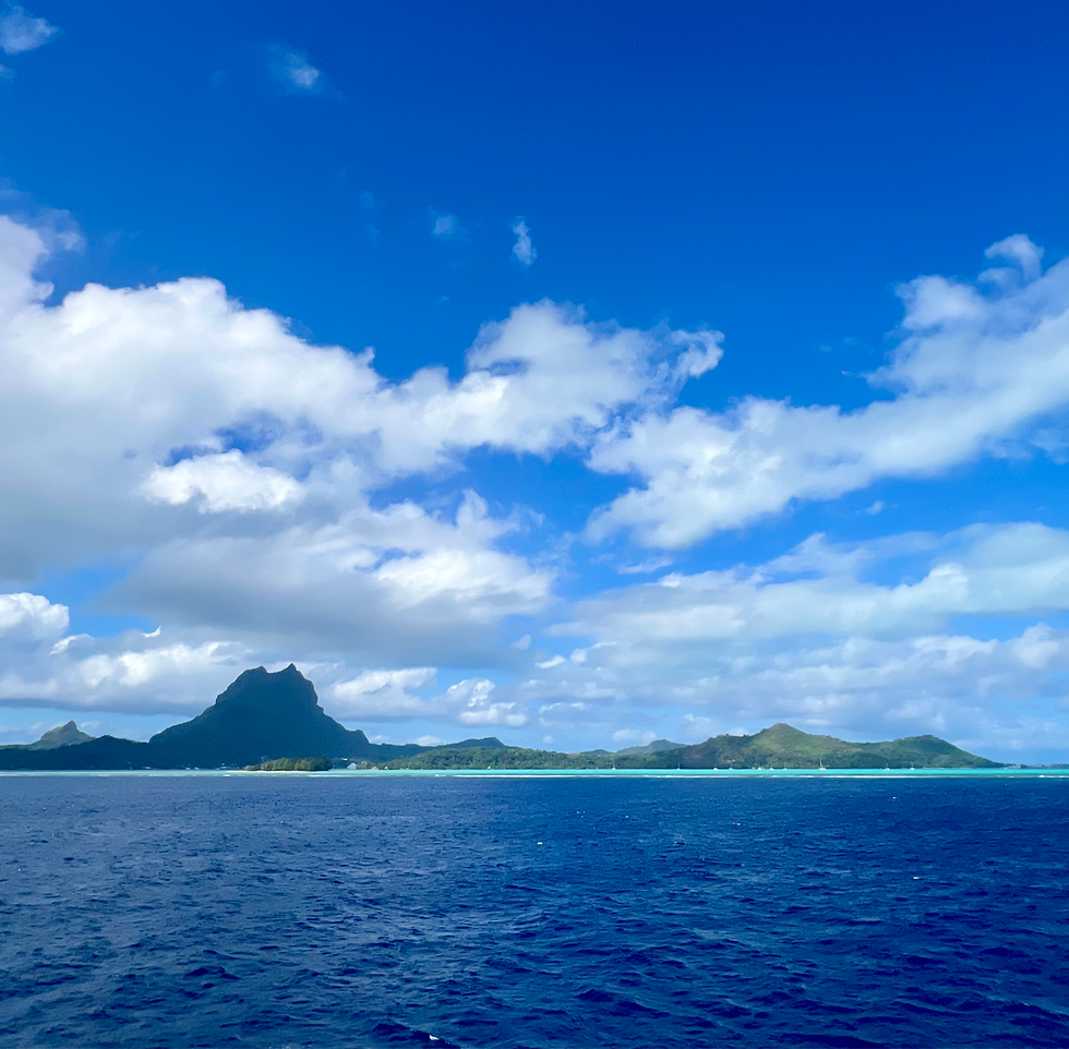 Bora Bora in the ocean