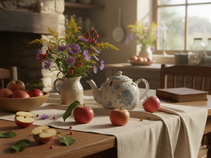 When Summer Ghosts Out: A Cottagecore September with Tea, Tangles, and Mild Panic