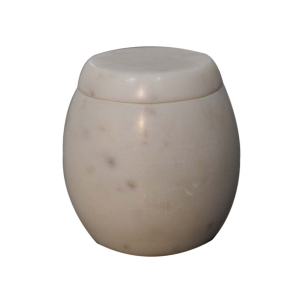 Thumbnail: Set of 5 White Marble Bathroom Set