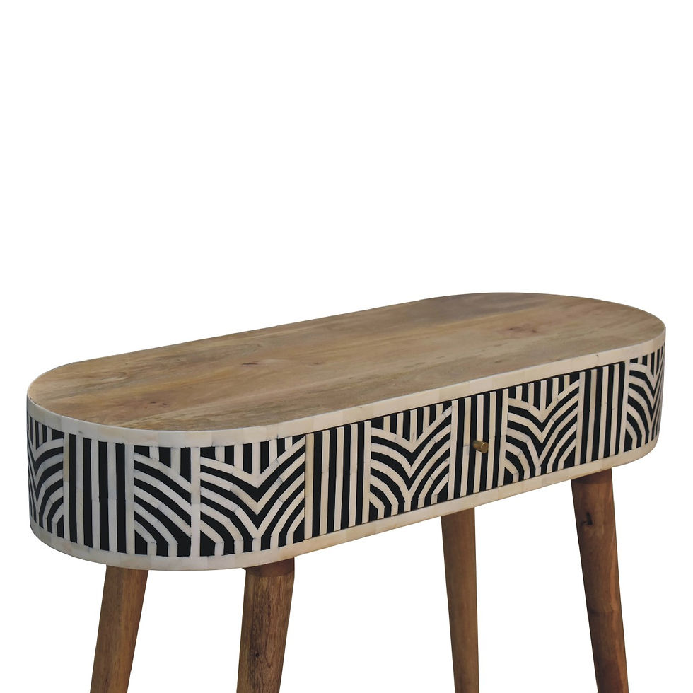 Thumbnail: Edessa Bone Inlay Console Table