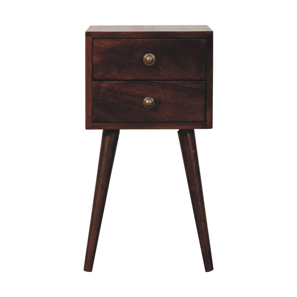 Thumbnail: Mini 2 DrawerCalifornia Walnut Bedside
