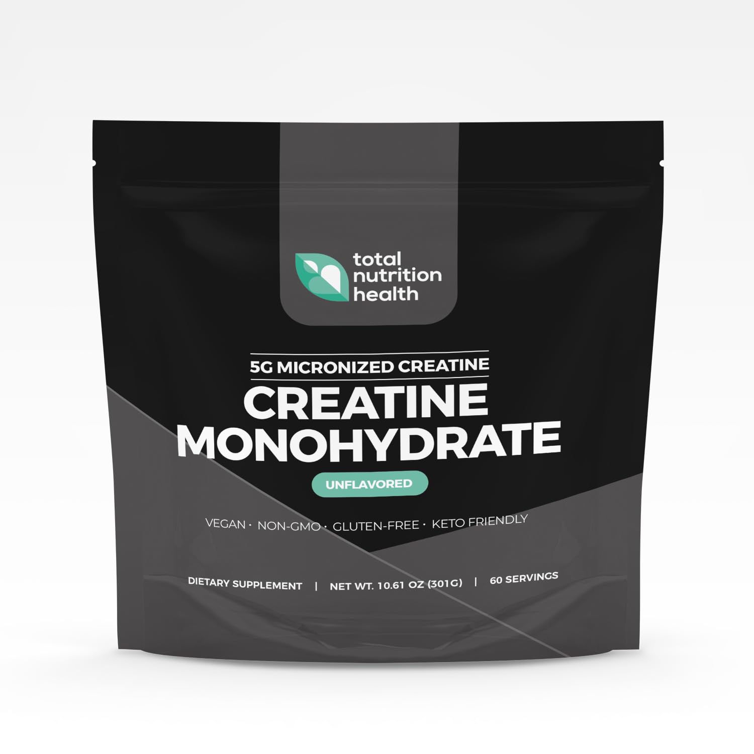 Total Nutrition Health Creatine Monohydrate – 5g Micronized Creatine Monohydrate