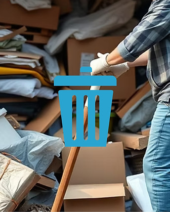 Junk removal service clearing unwanted furniture and household items in London Ontario.
