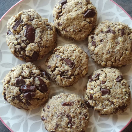 Cookies moelleux au chocolat (vegan & sans gluten) 