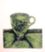 cutout cup green