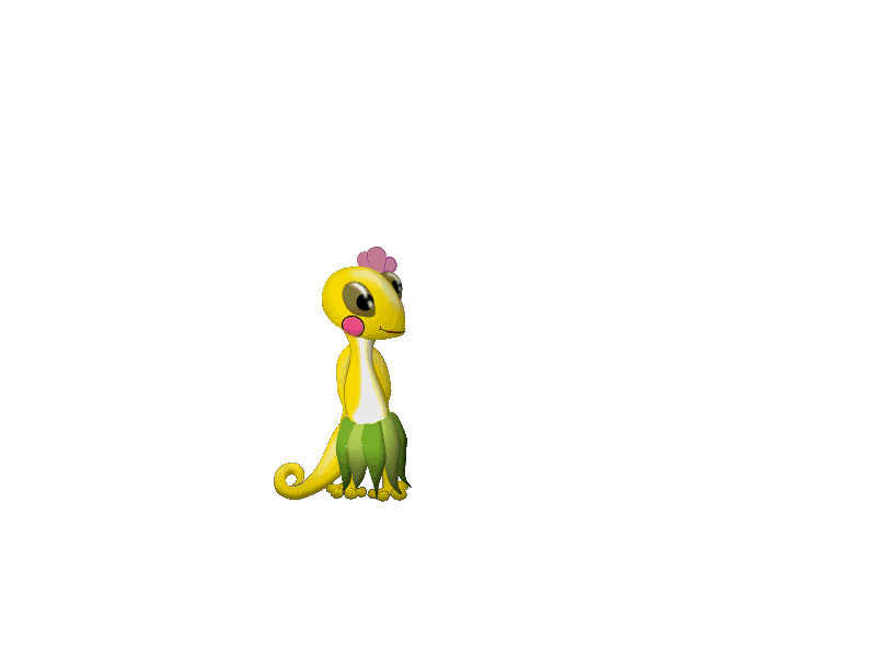Goma the Gecko from Midori's Story