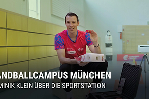 Bewegung mit Videospielcharakter beim Handballcampus München