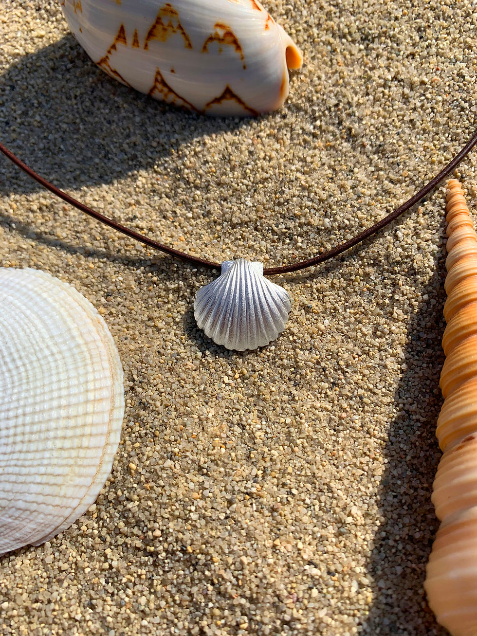 Thumbnail: Sea Shell Silver Pendant
