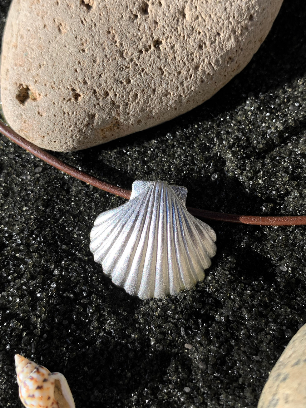 Thumbnail: Sea Shell Silver Pendant