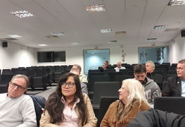 Luiz, Roxana e Elza na 53ª reunião do Codecen